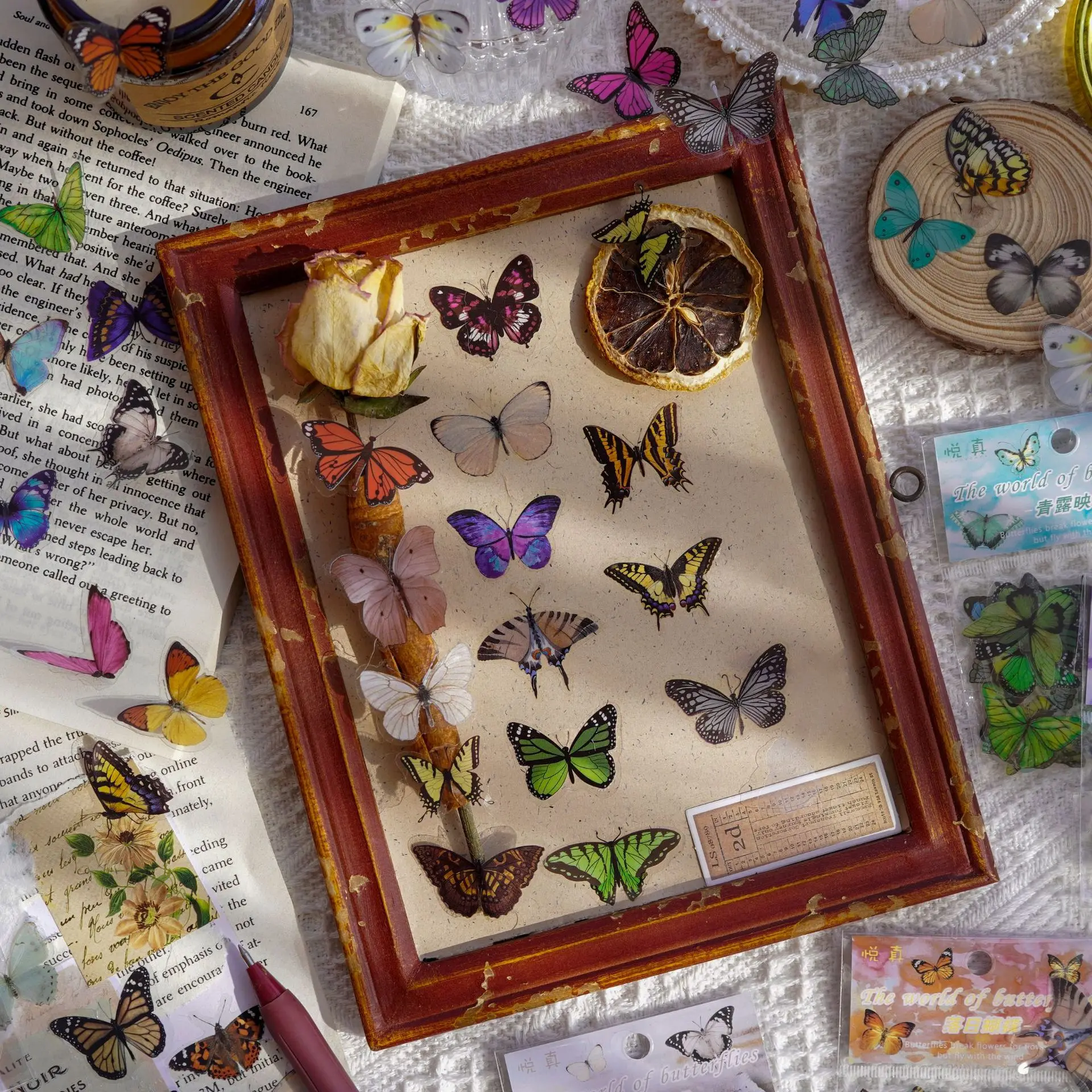 Journamm 40pcs/pack Butterfly  - Art Craft For 3 Year Old avis et prix