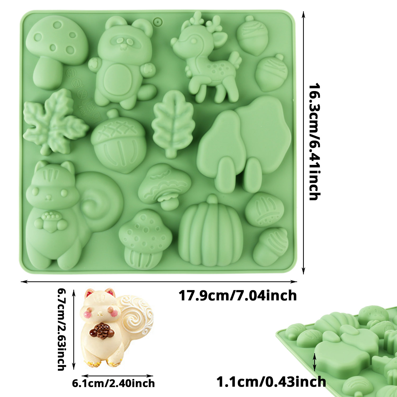 1 Silicone Cake Mold in the Sh - Art Craft Resin avis et prix