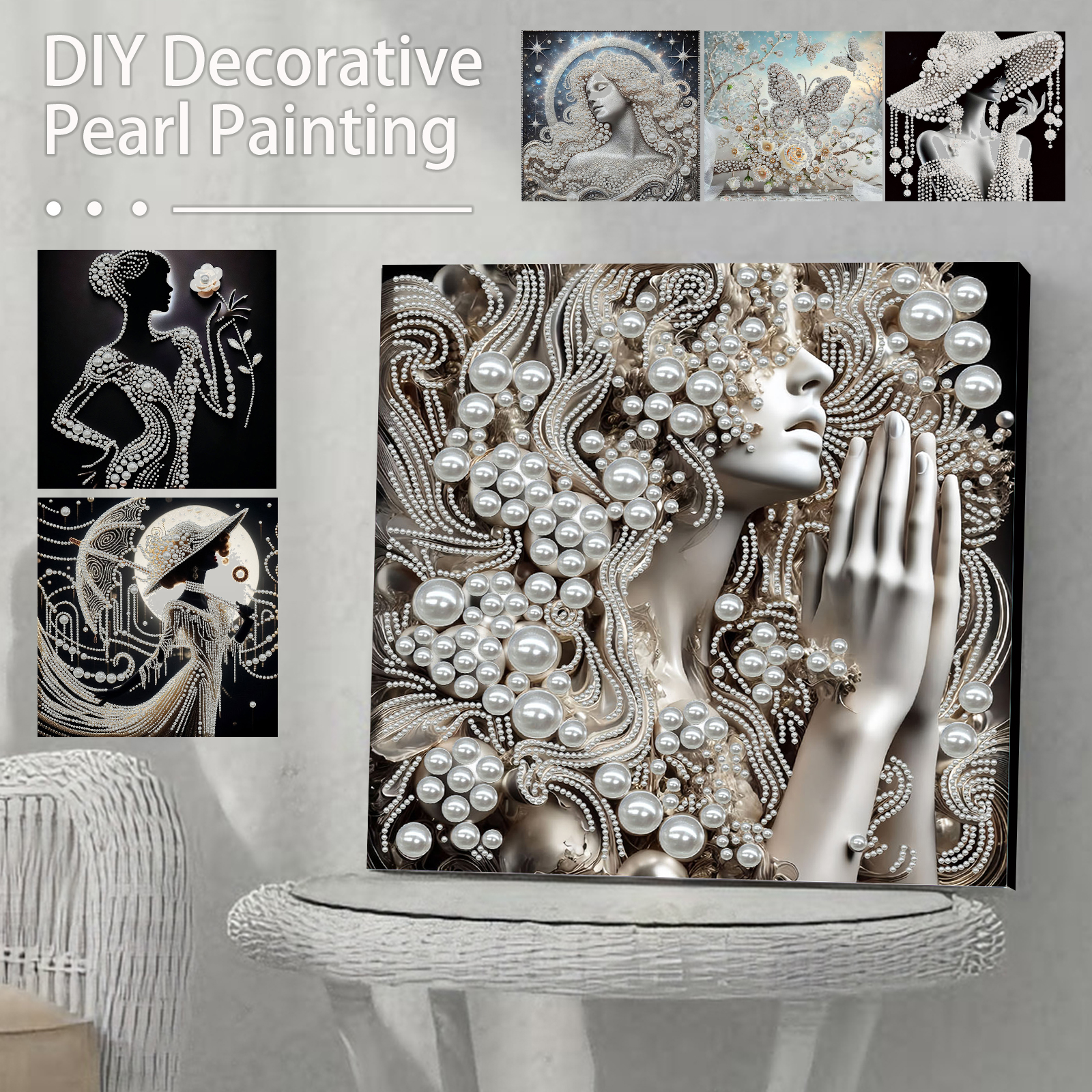 DIY Ladies Pearl Diamond Paint - Art Craft Picture avis et prix