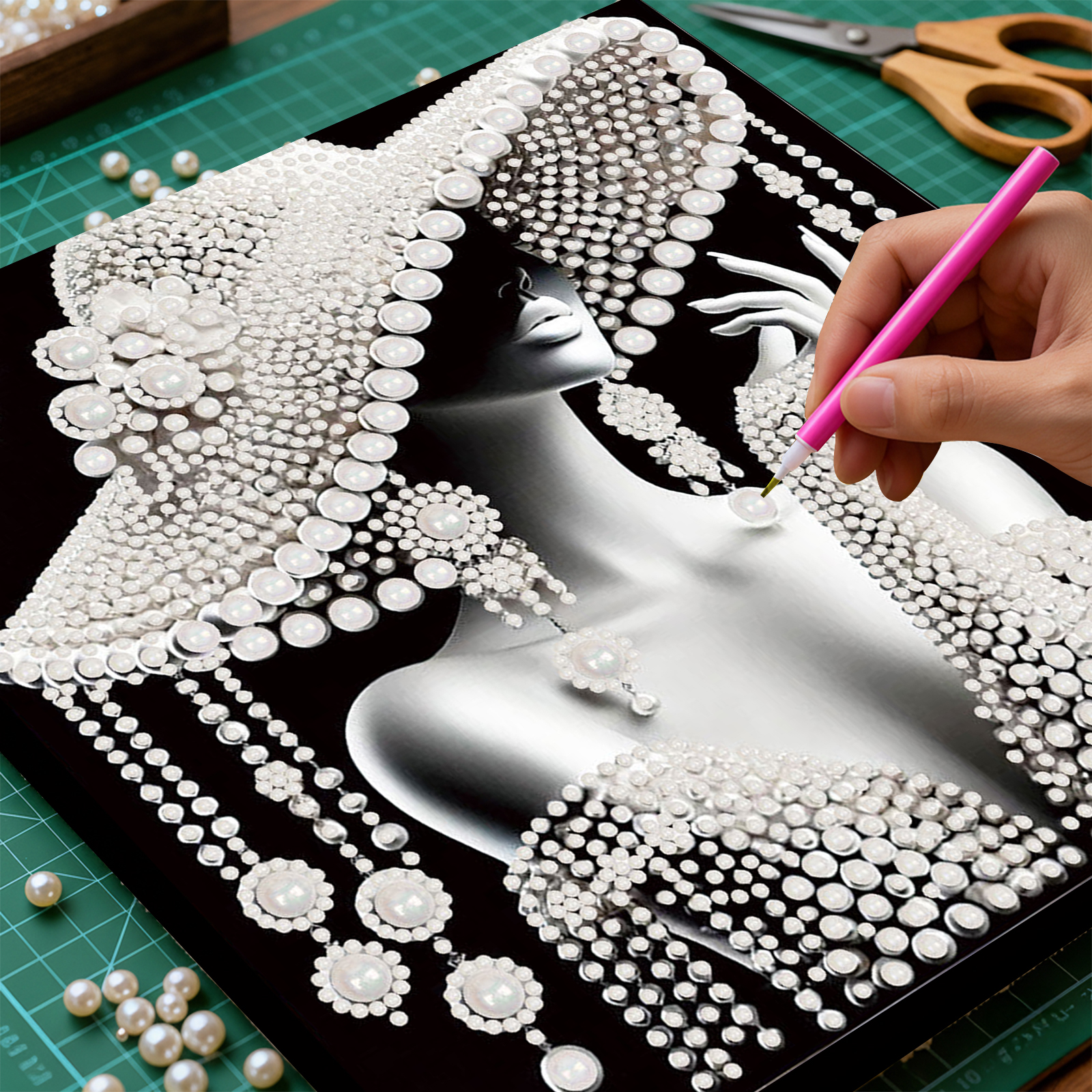 DIY Ladies Pearl Diamond Paint - Art Craft Picture avis et prix