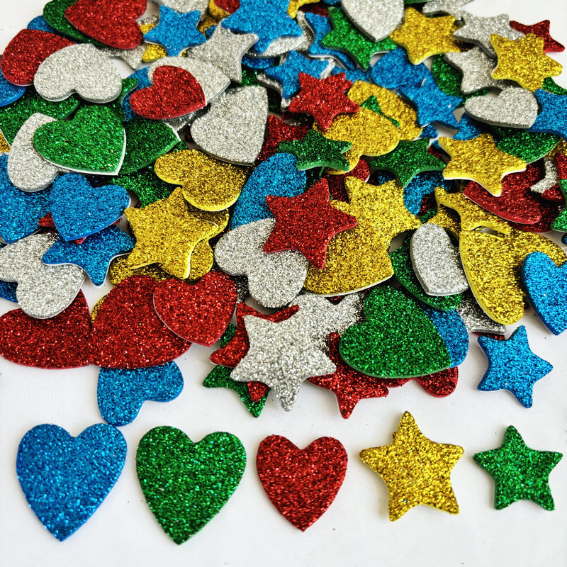 150PCS/LOT.Glitter star and he - Art And Craft For Xmas avis et prix