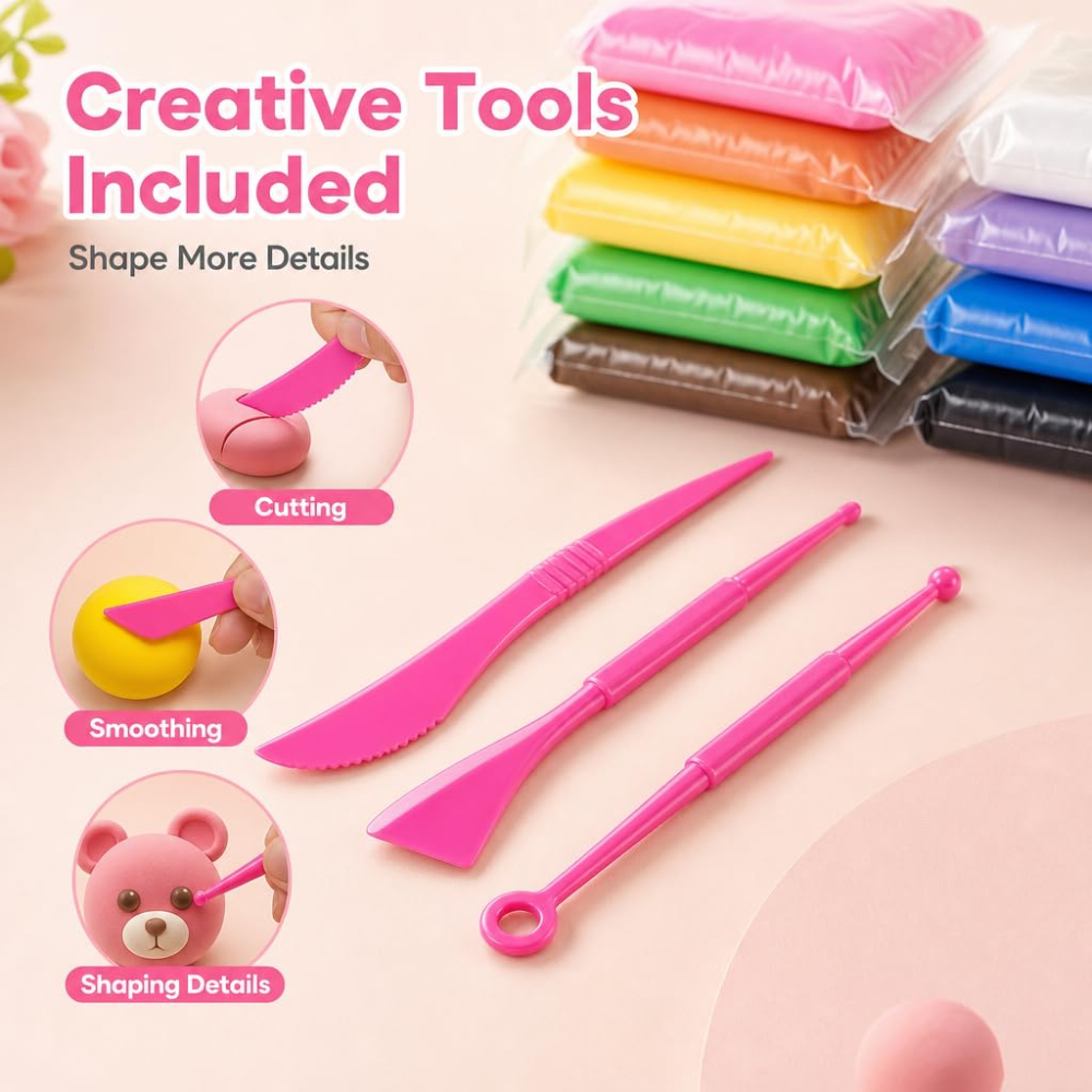 Air Dry Modeling Clay Kit Soft - Air Dry Clay avis et prix