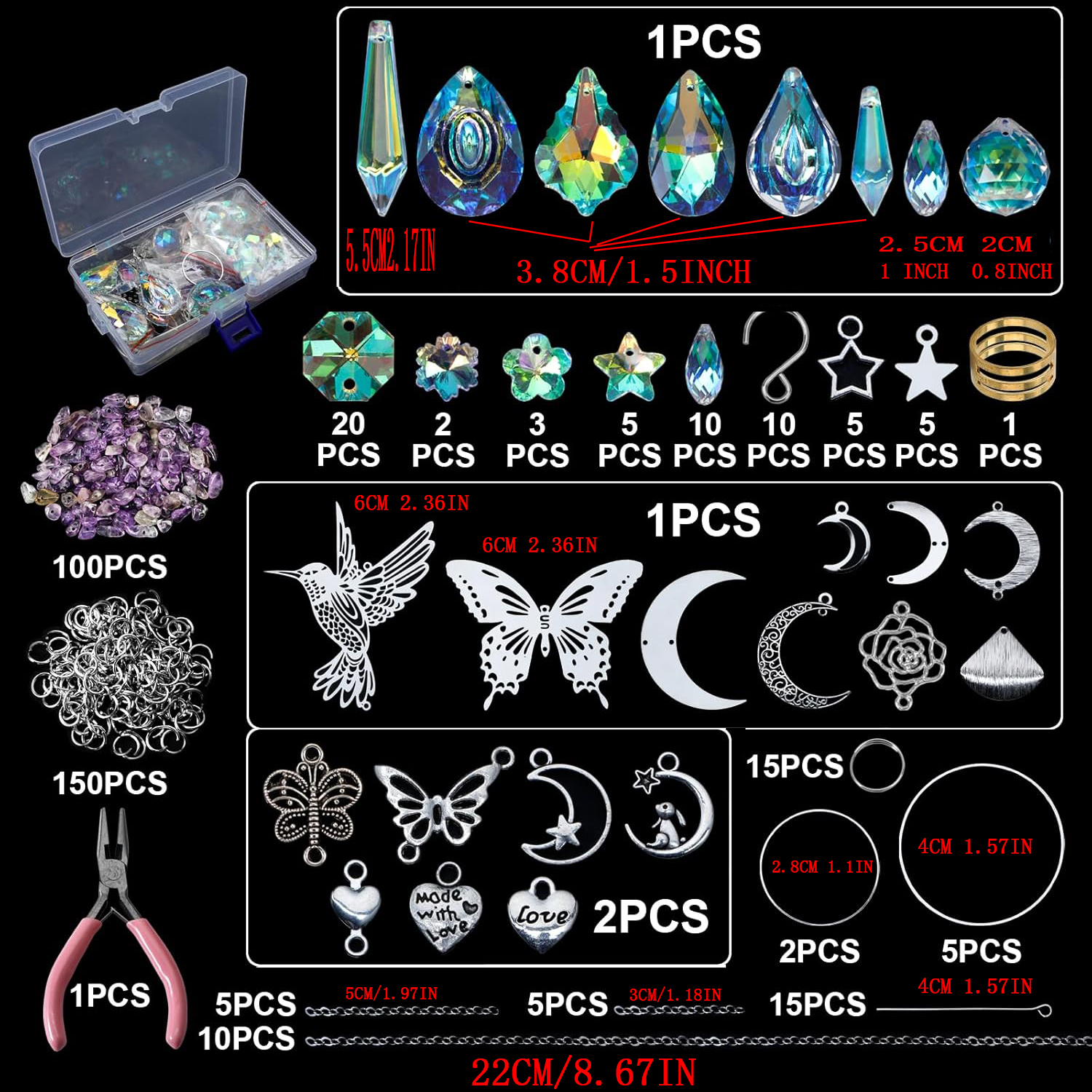 DIY 400pcs SunCatchers Making  - Art Craft Rainbow avis et prix