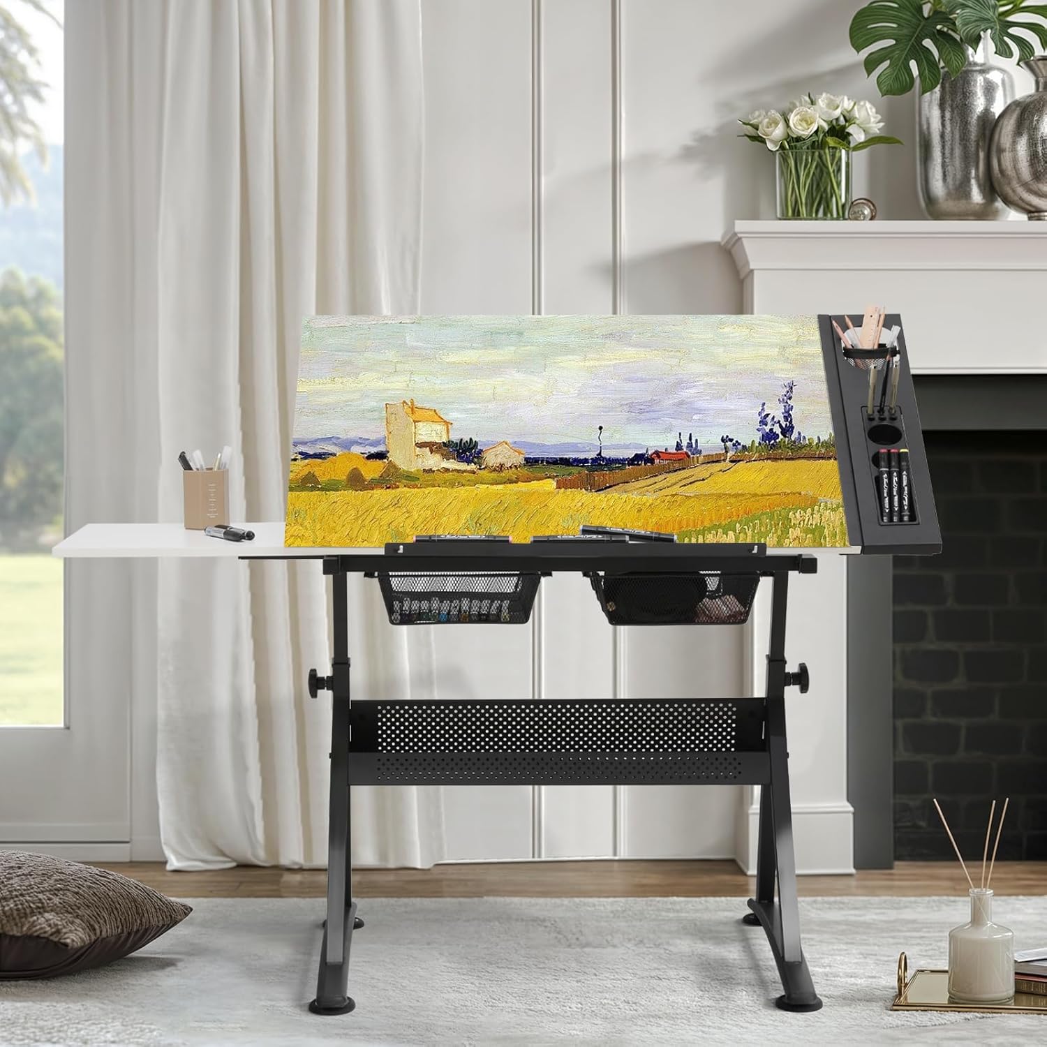 Adjustable Drafting Desk with  - Art & Craft Hari Raya avis et prix
