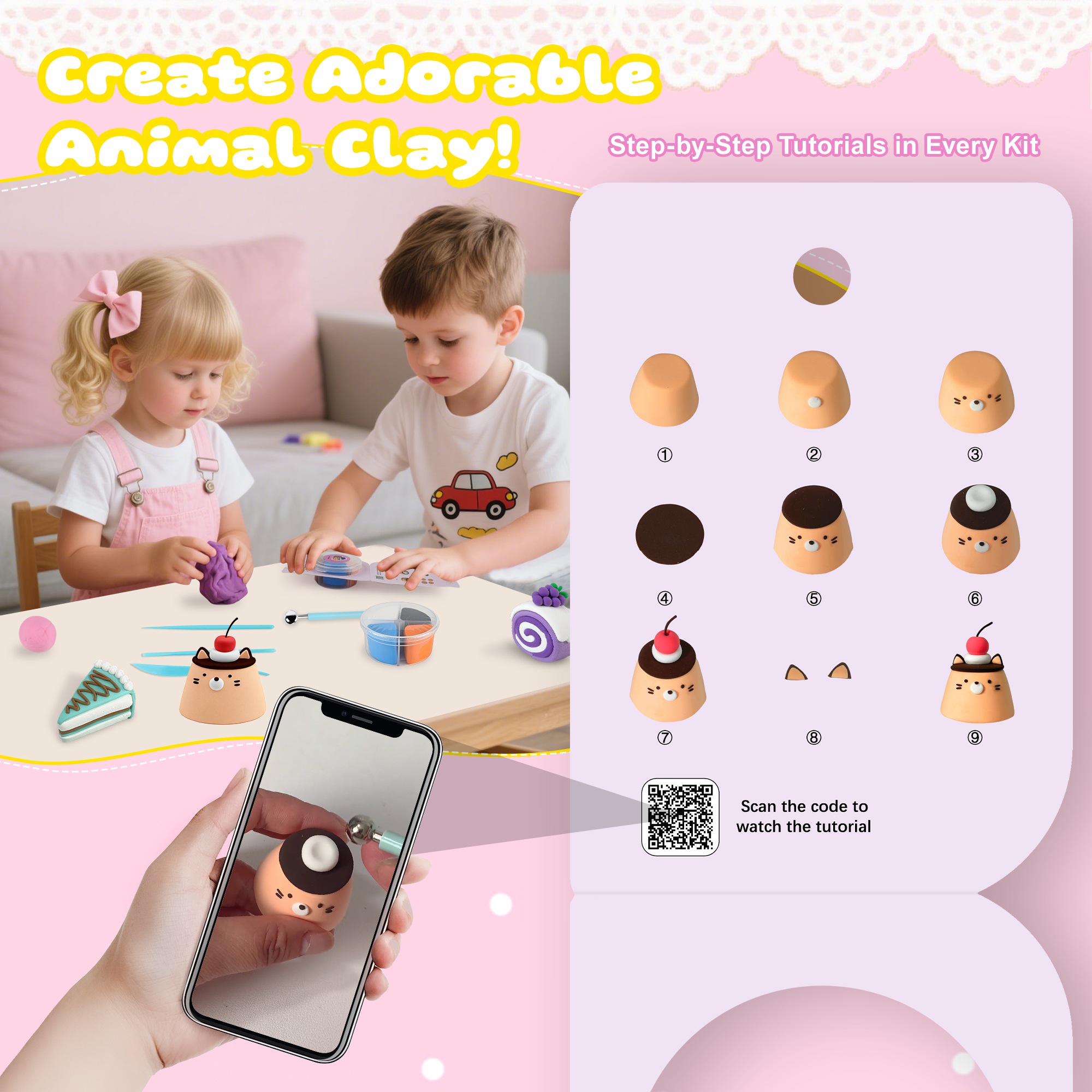 Air Dry Clay Kit For Kids  12  - Air Dry Clay avis et prix