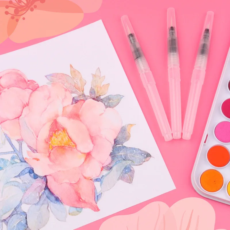 3/7pcs Watercolor Brush Pens W - Art Craft For 3 Year Old avis et prix
