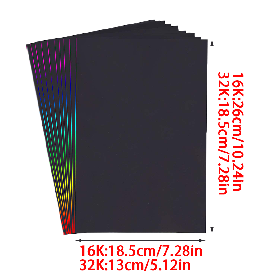 10/30pcs Rainbow Scratch Paper - Art Craft Rainbow avis et prix