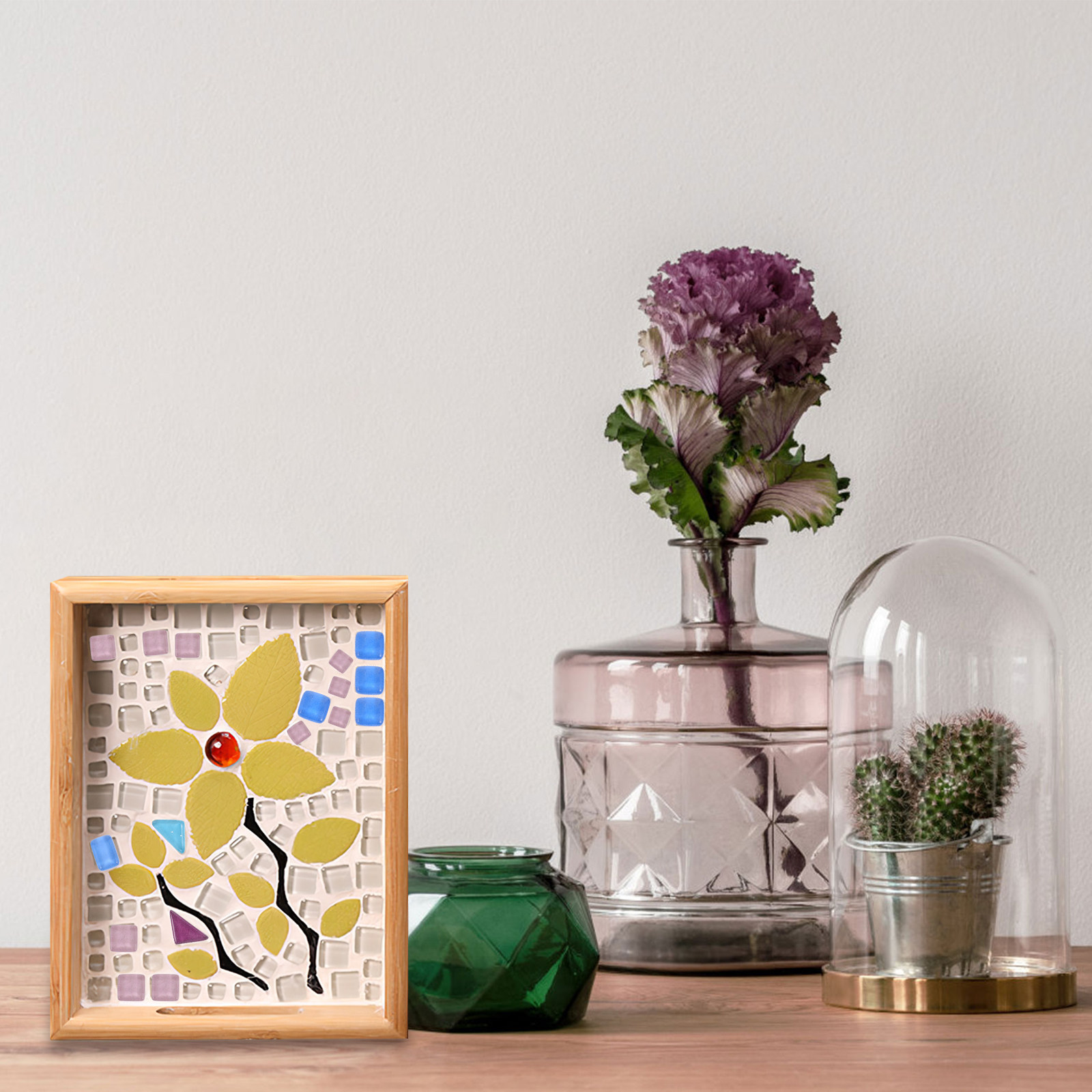 1Set Colorful Irregular Glass  - Art Craft Picture avis et prix