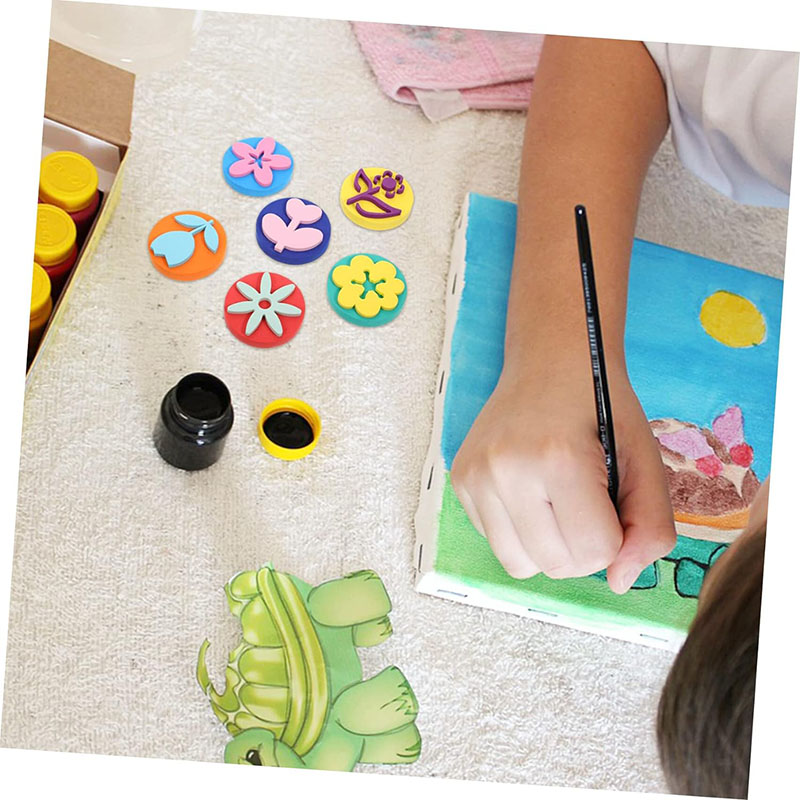 6Pcs/bag Foam Stamps for Paint - Art Craft For 3 Year Old avis et prix