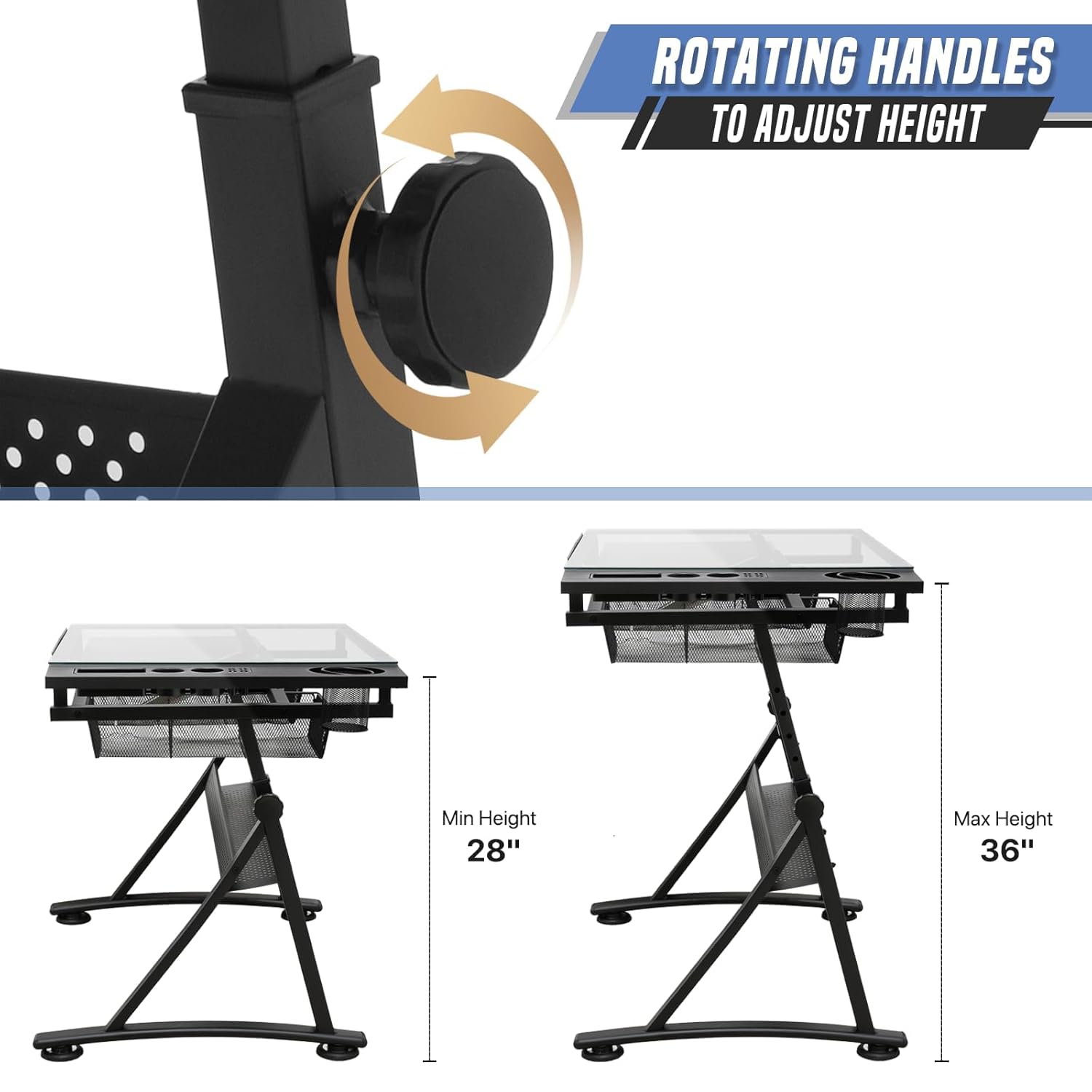 Drafting Table with Height Adj - Art & Craft Hari Raya avis et prix