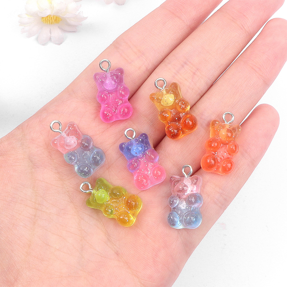 60pcs Dual Color Resin Bear Sh - Art Craft Resin avis et prix
