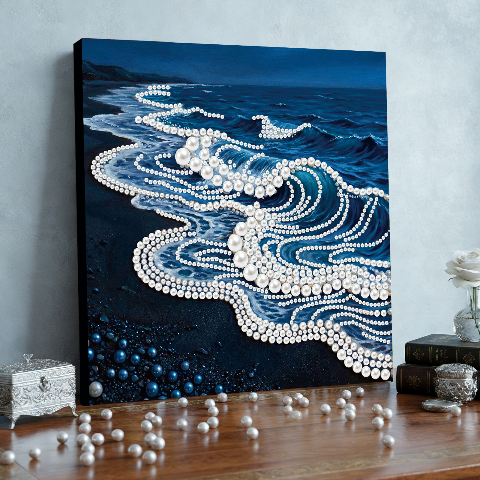 Waves DIY Pearl Painting Kit w - Art Craft Picture avis et prix