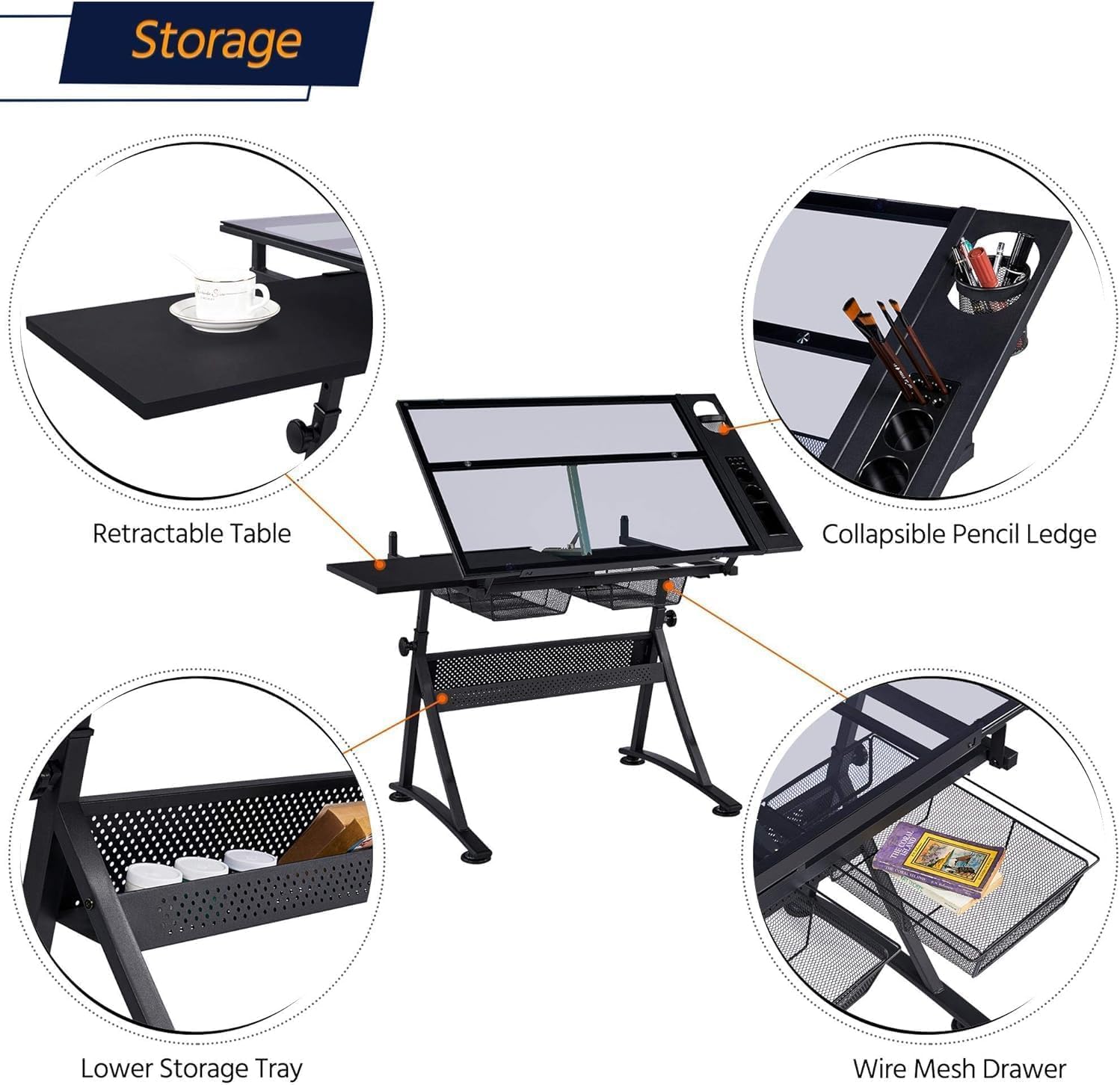 Table w/Stool, Height Adjustab - Art & Craft Hari Raya avis et prix