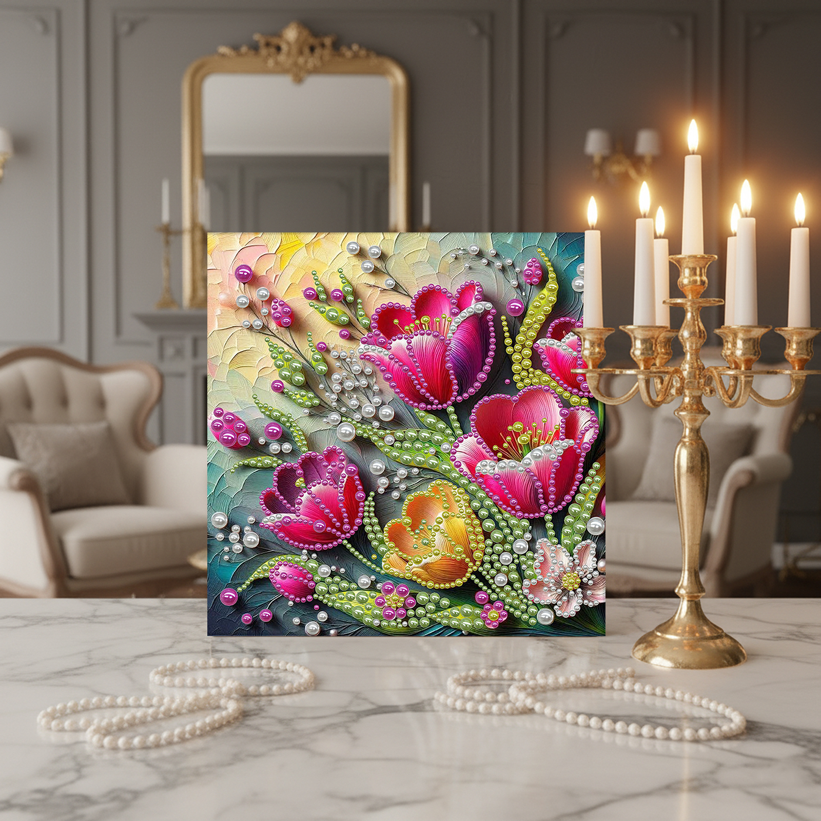 DIY Pearl Gem Paintings Pictur - Art Craft Picture avis et prix