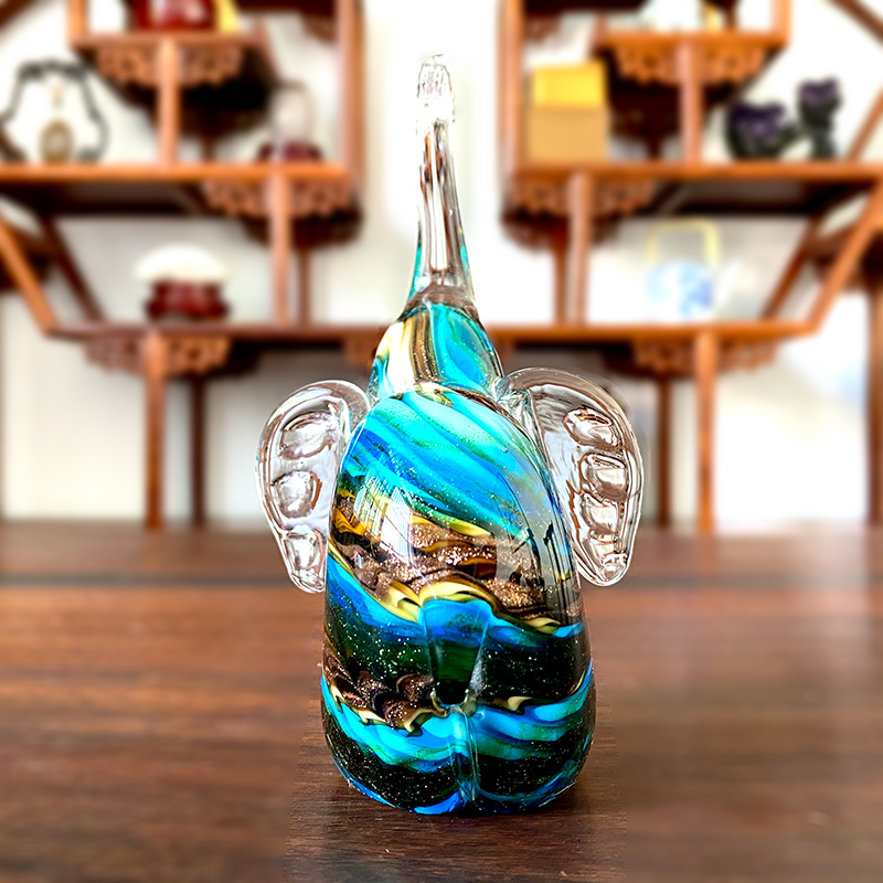 4 Colors Crystal Glass Elephan - Art And Craft For Xmas avis et prix