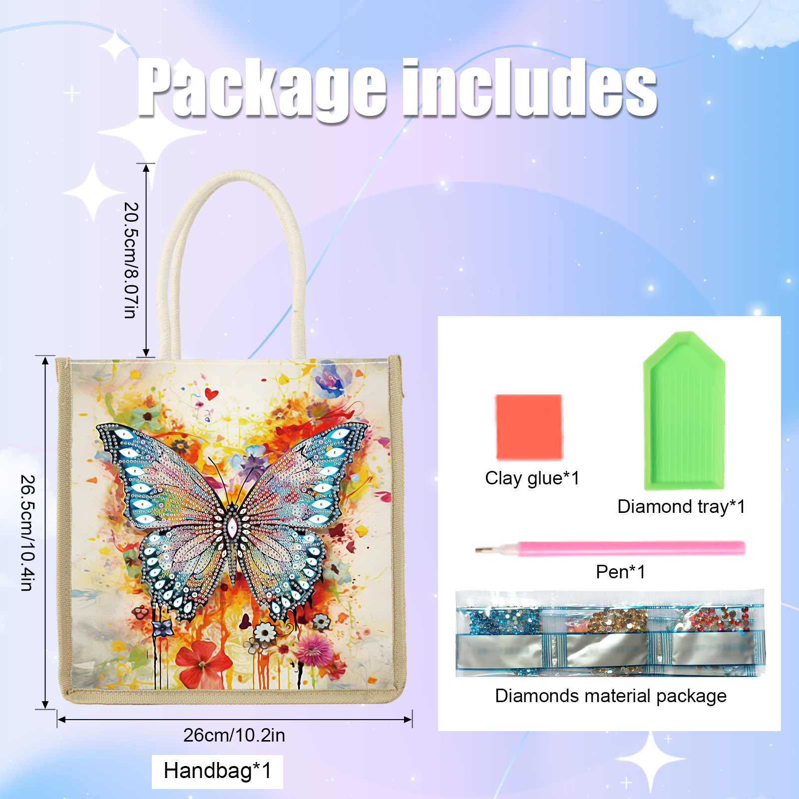 Diamond Painting Handbag Kits, - Art Craft Bag avis et prix