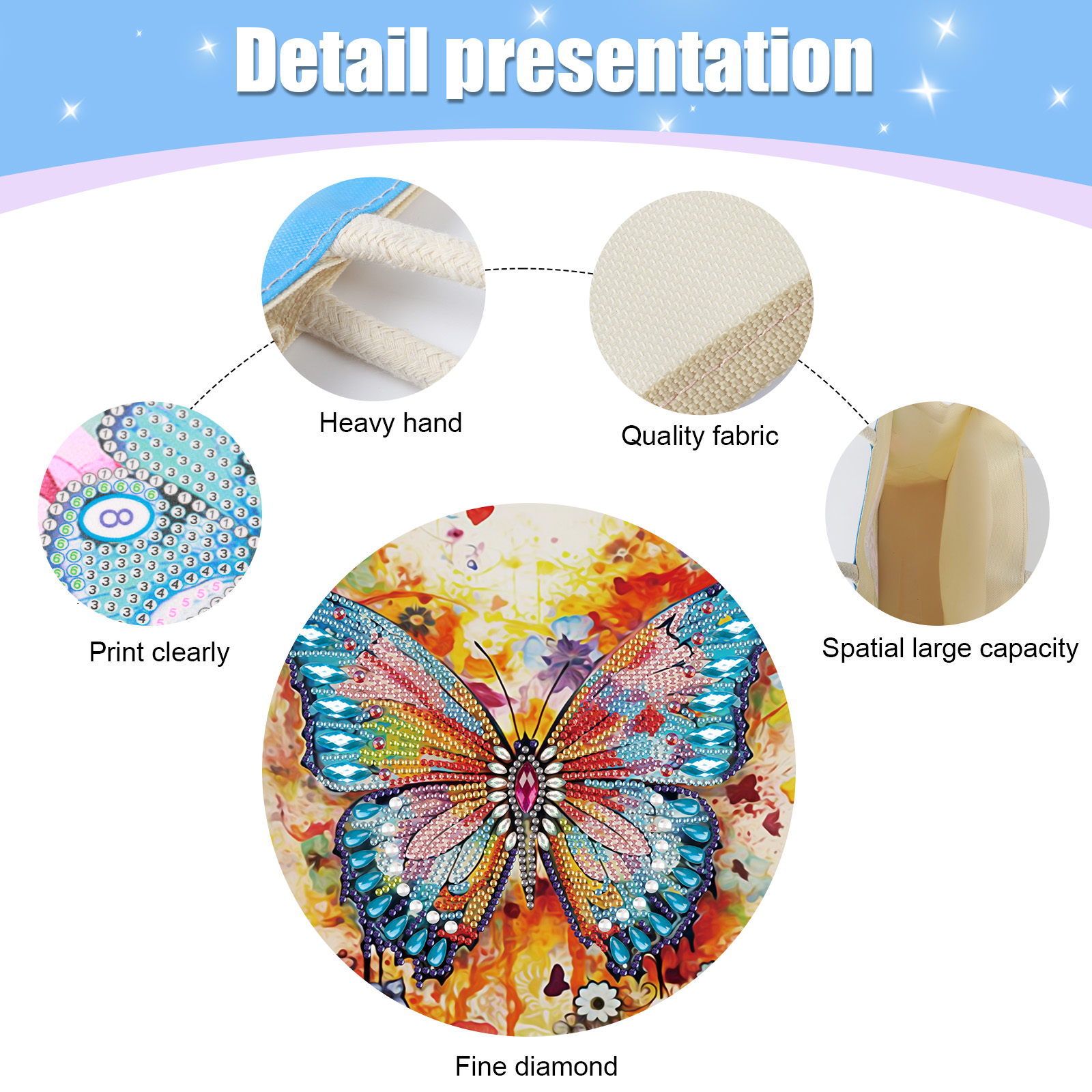 Diamond Painting Handbag Kits, - Art Craft Bag avis et prix