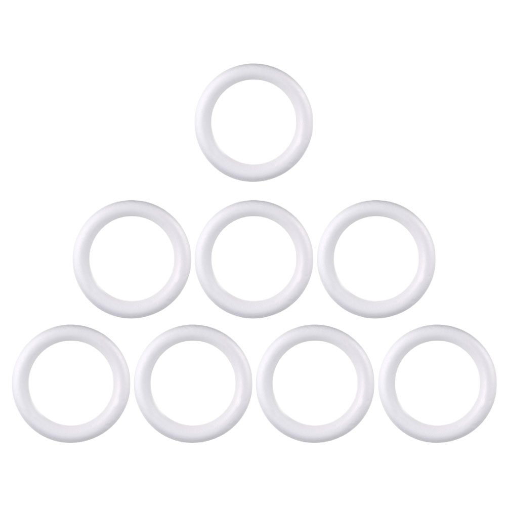 8Pcs DIY Round Foam Rings Hand - Art And Craft For Xmas avis et prix