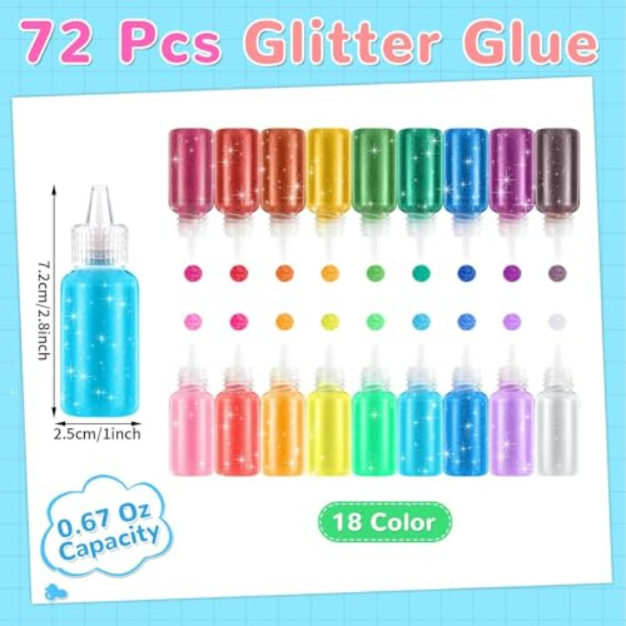 Glitter Glue Colors Washable A - Art Craft Rainbow avis et prix