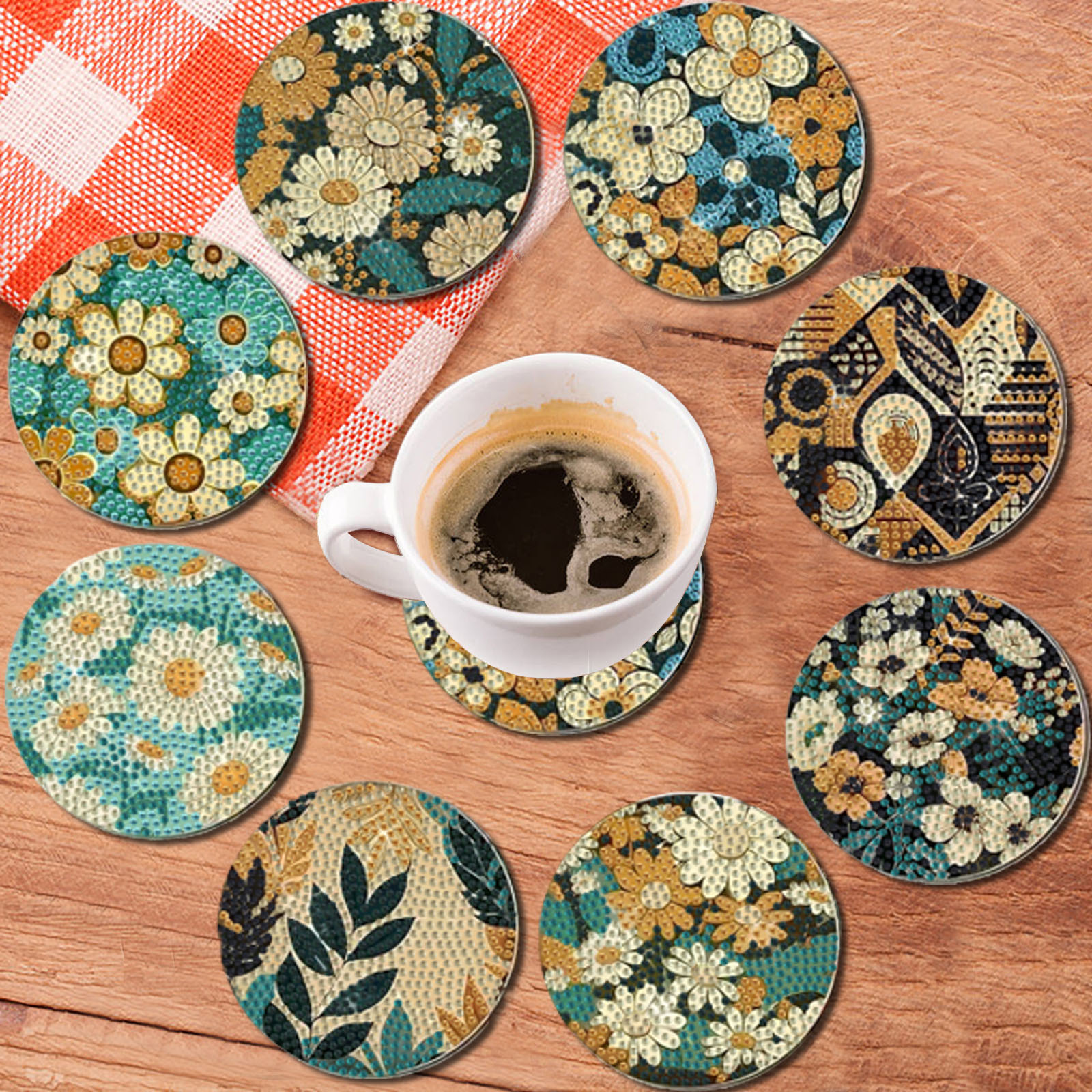 8 pieces DIY diamond Painting  - Art Y Craft avis et prix