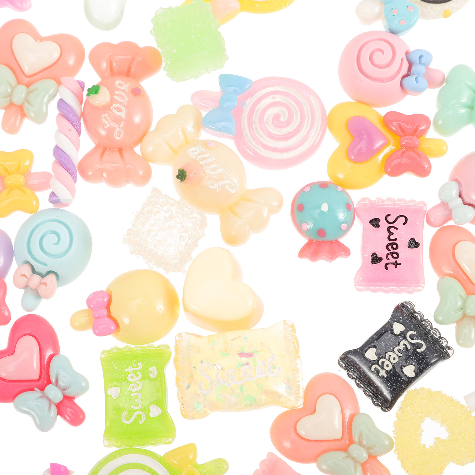 50Pcs Candy Resin Charms Bulk  - Art Craft Resin avis et prix